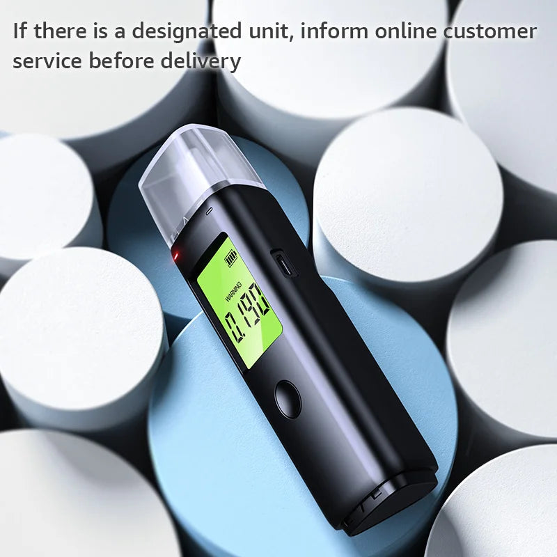 ZW Breathalyzer Rechargeable | Professional Breath Alcohol Tester