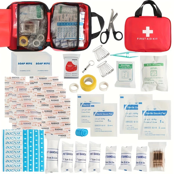Portable First Aid Kit – Emergency Medical Supplies