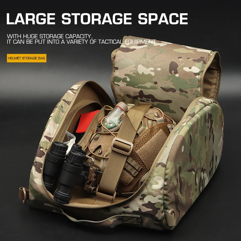 Multi-Purpose Tactical Helmet Storage Bag – Nylon Cordura Gear Bag for MICH & Bike Helmets | YTYIN